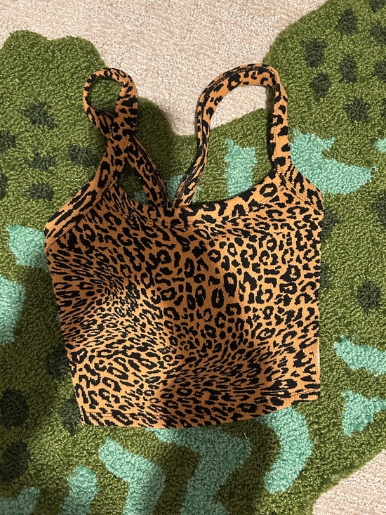 FP Movement by Free People Tops - FP Movement by Free People Leopard-Print Top - Like new